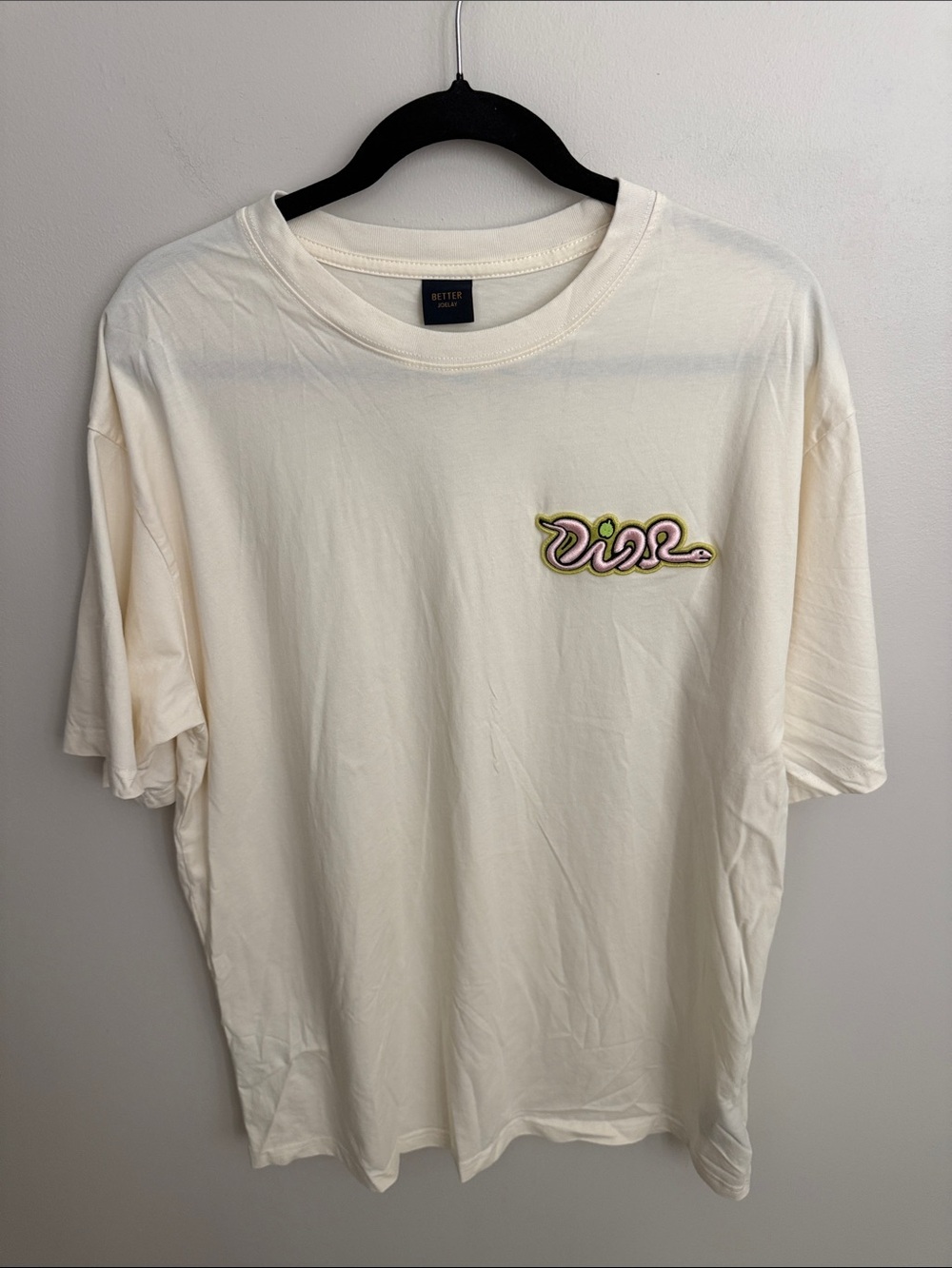 Cream Short-Sleeve Graphic Tee